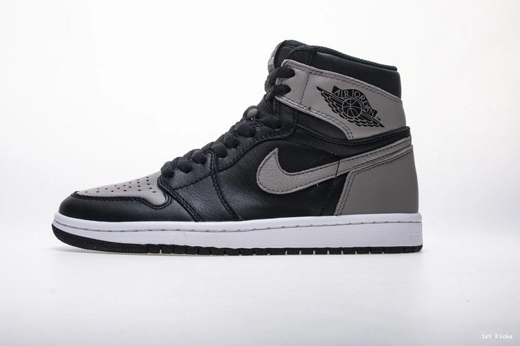 High OG Black Jordan Gray Retro Shadow 555088-013  1 Air 0324